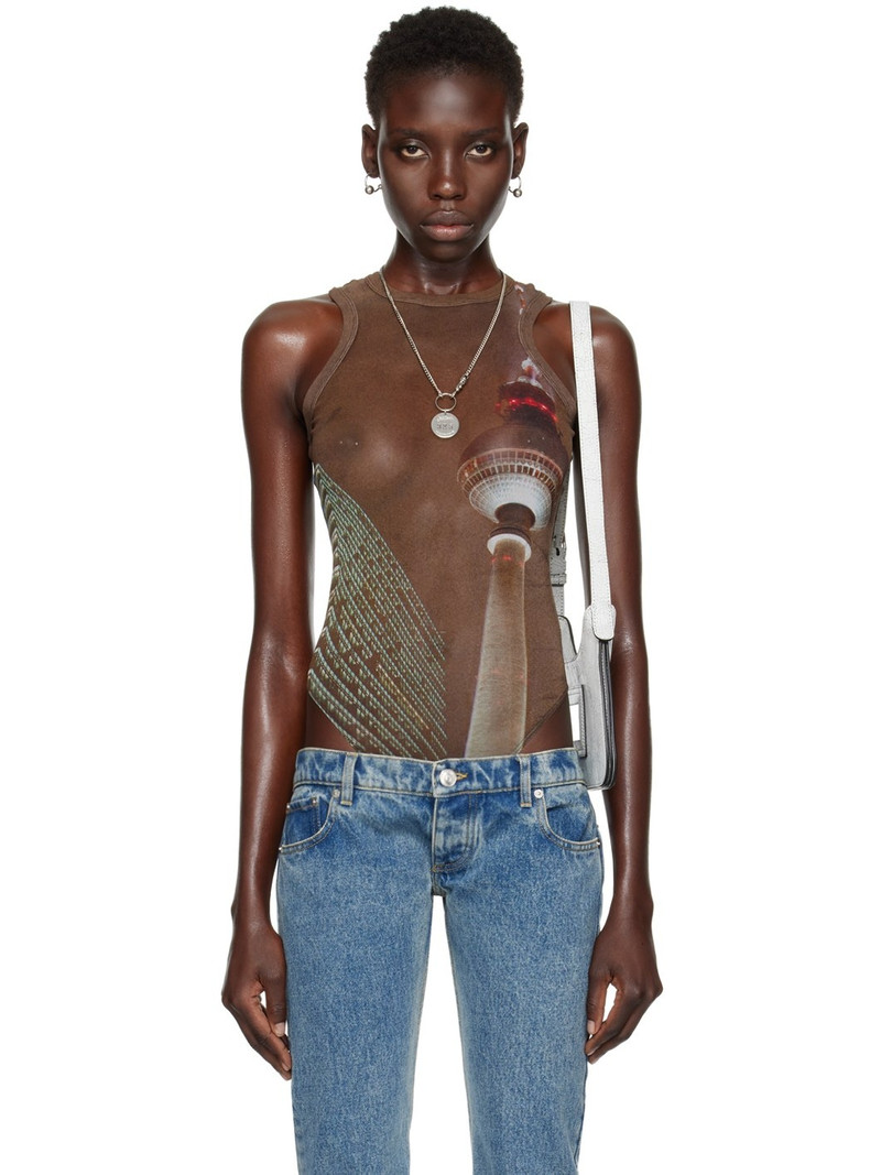 Jean Paul Gaultier Brown Shayne Oliver Edition Bodysuit outlook
