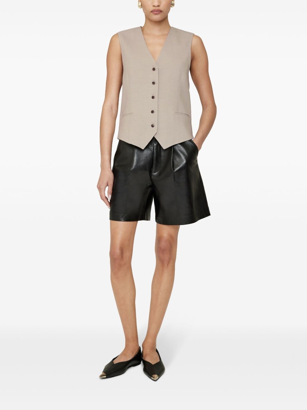 lena sleeveless vest - 2