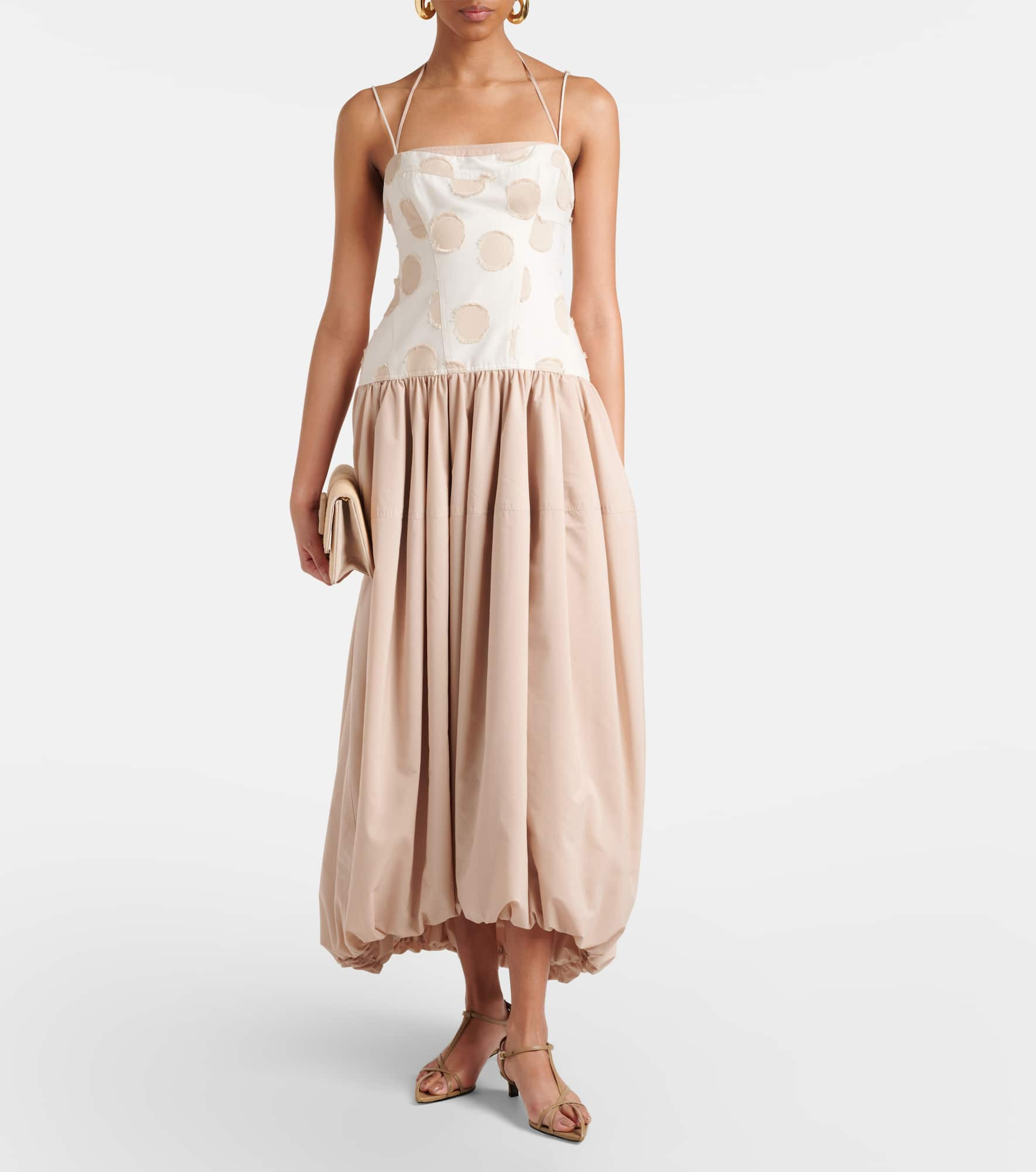 Pfeiffer polka-dot midi dress - 2
