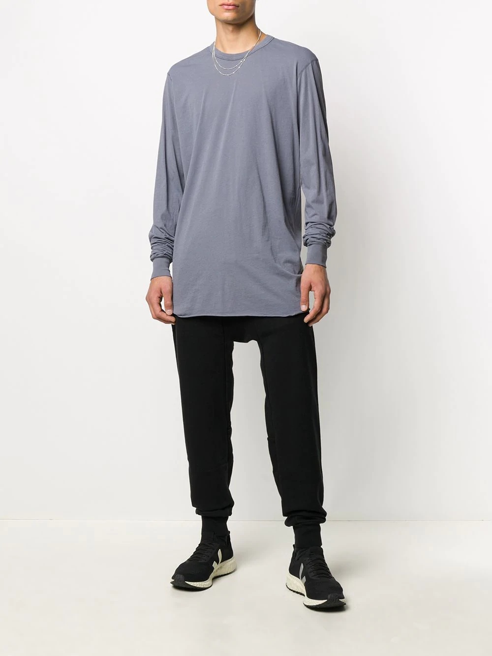 longsleeved cotton T-shirt - 2