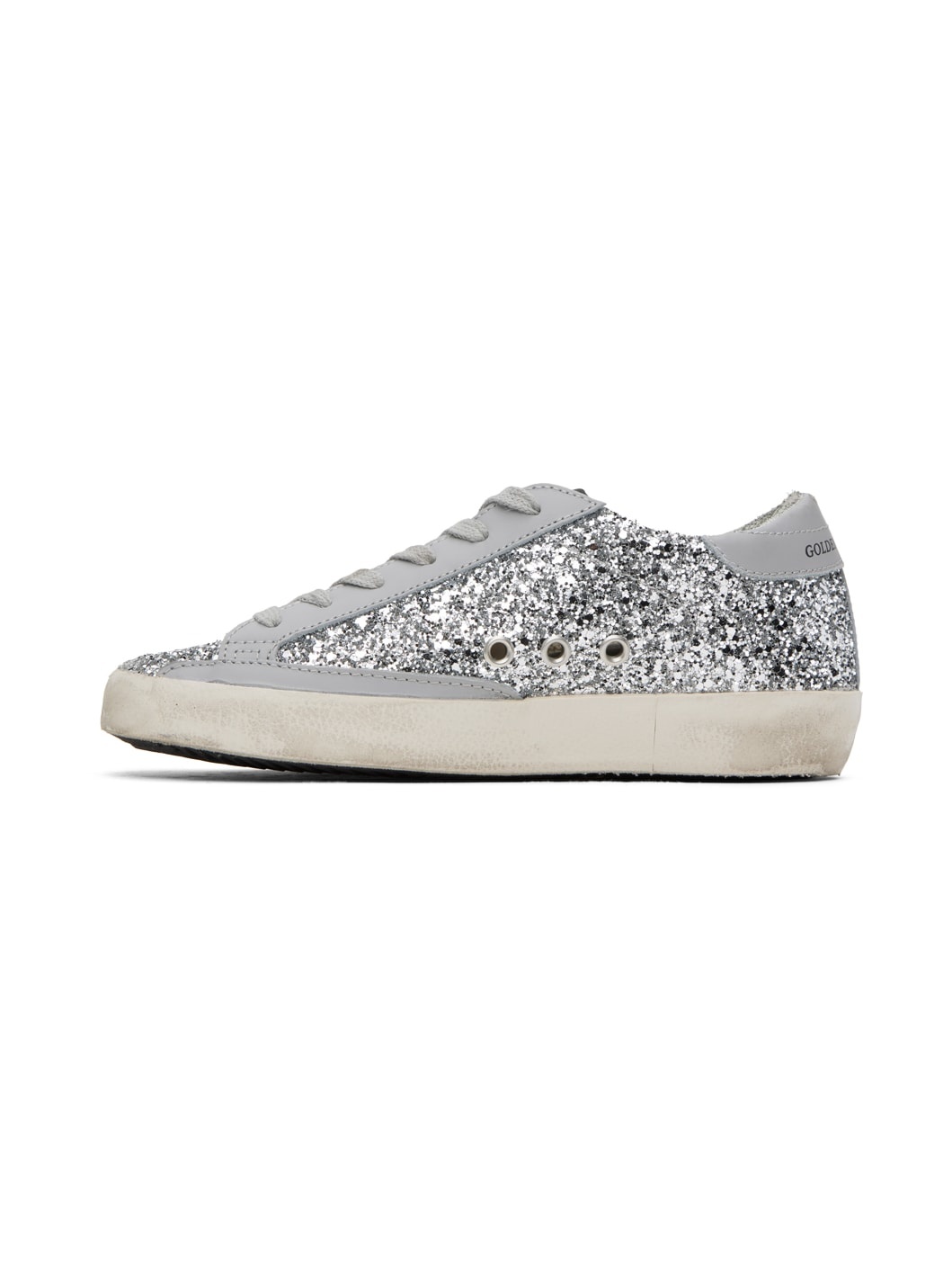 SSENSE Exclusive Silver Super-Star Classic Sneakers - 3