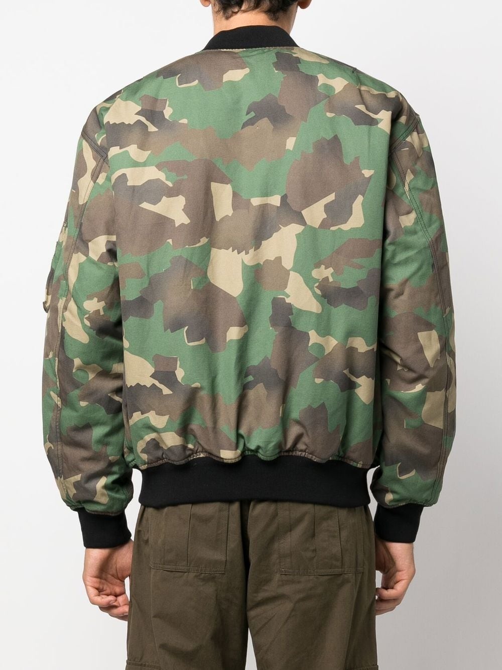 camouflage print bomber jacket - 4