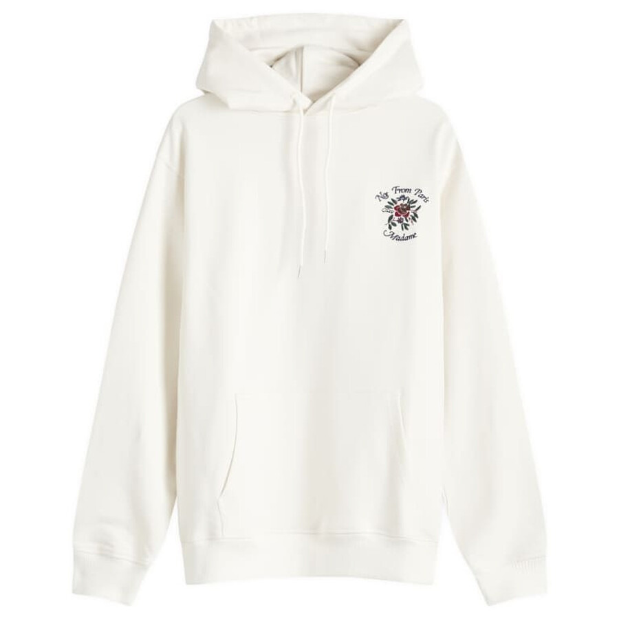 Drole De Monsieur Men's Cream Slogan Fleurs Le Hoodie - 5