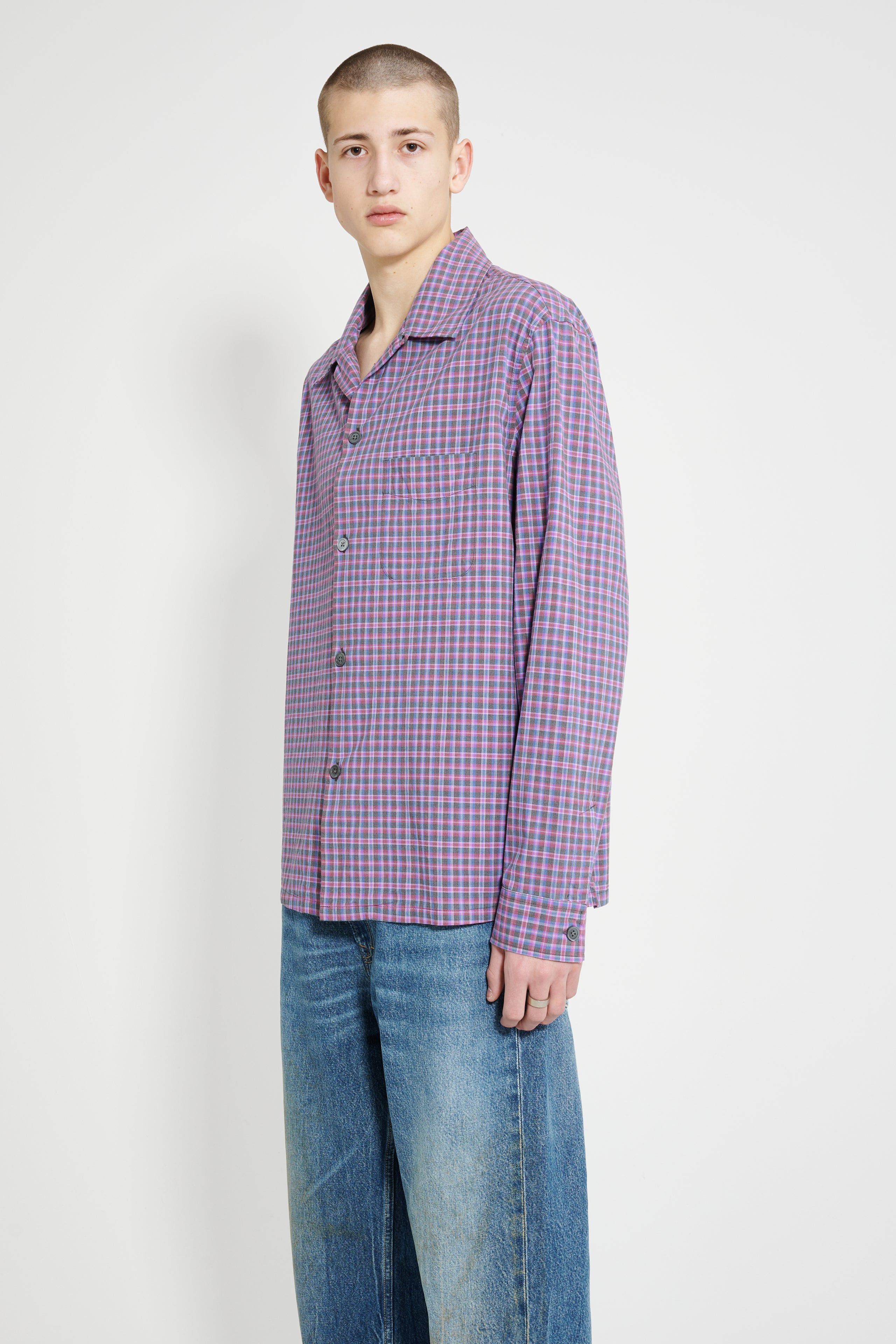 OUR LEGACY HEUSEN SHIRT VENICE CHECK ALMOST SEERSUCKER - 2