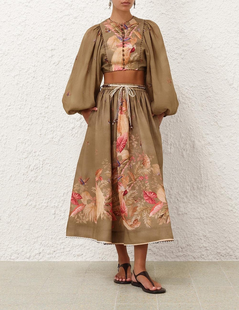 Zimmermann ASCENSION MIDI SKIRT outlook
