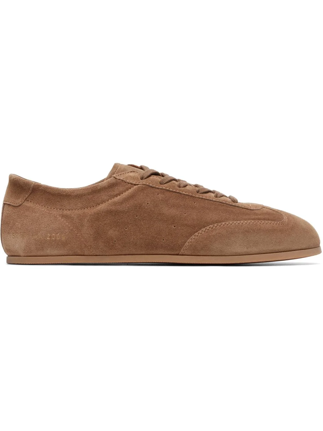 Taupe Suede Winter Driving Sneakers - 1
