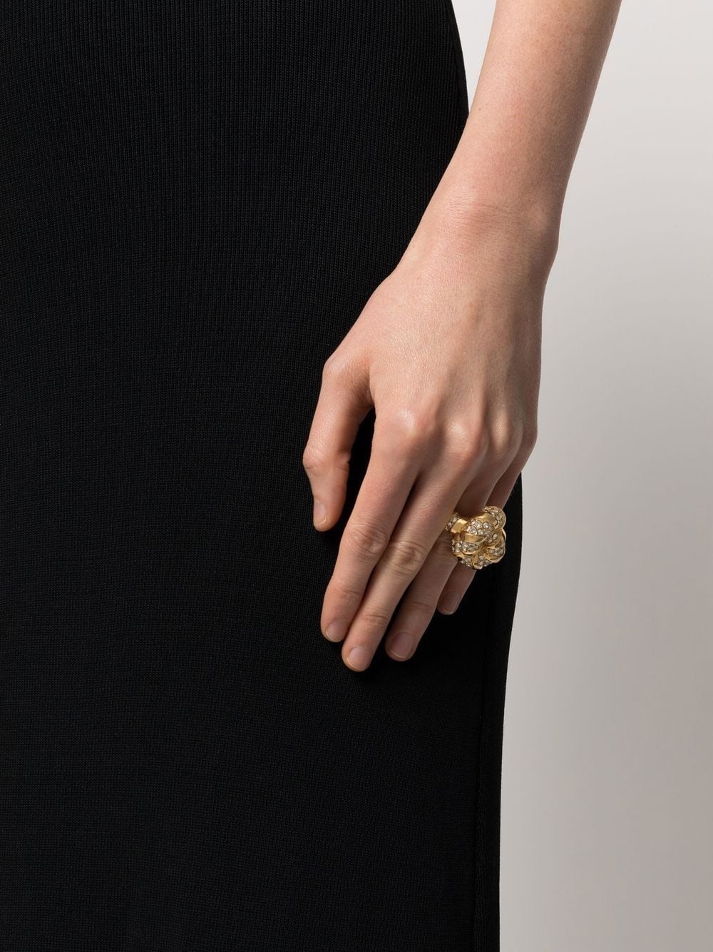 Mélodie crystal-embellished ring - 2