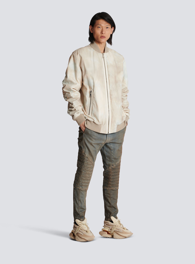 Desert print cotton bomber jacket 3