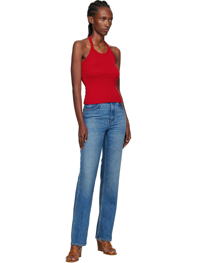 FLORE FLORE Red Angie Tank Top outlook