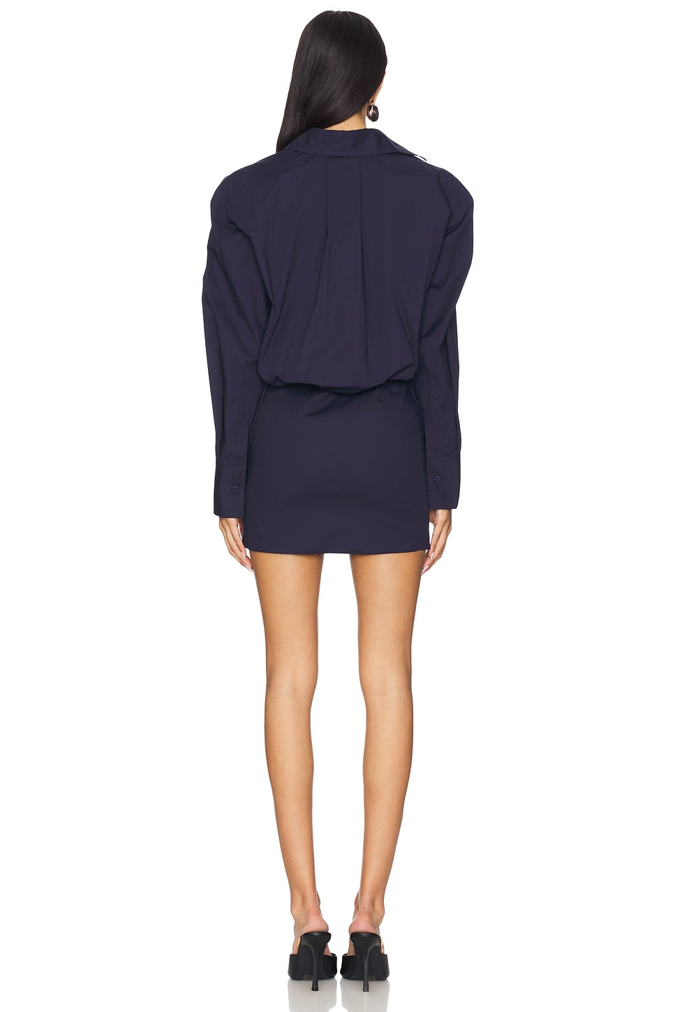 Long Sleeve Shirt Mini Dress - 3