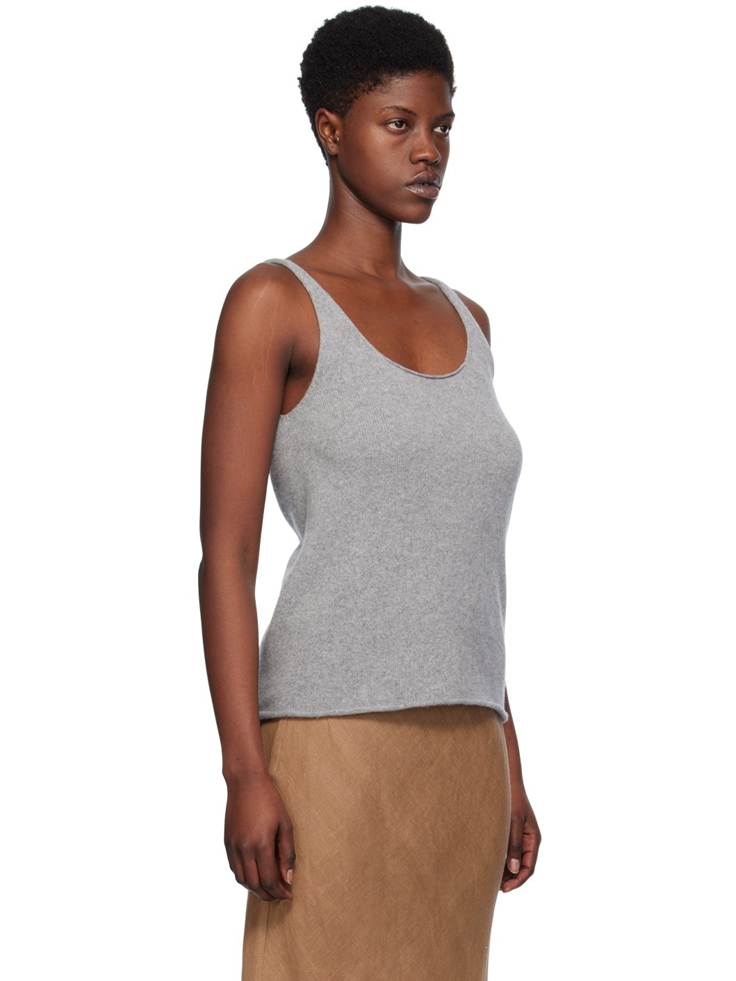 Gray Rim Tank Top - 2