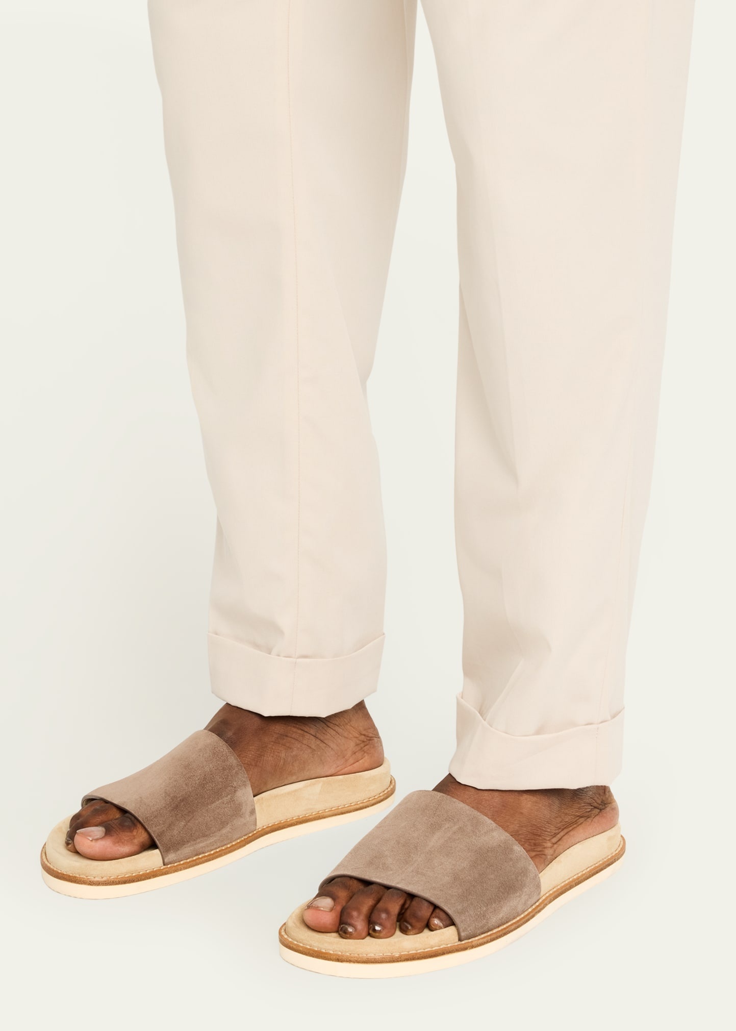 Men's Suede Slide Sandals - 2