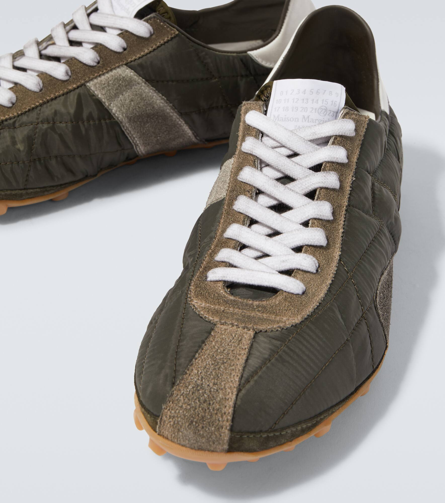 Sprinter suede-trimmed sneakers - 3
