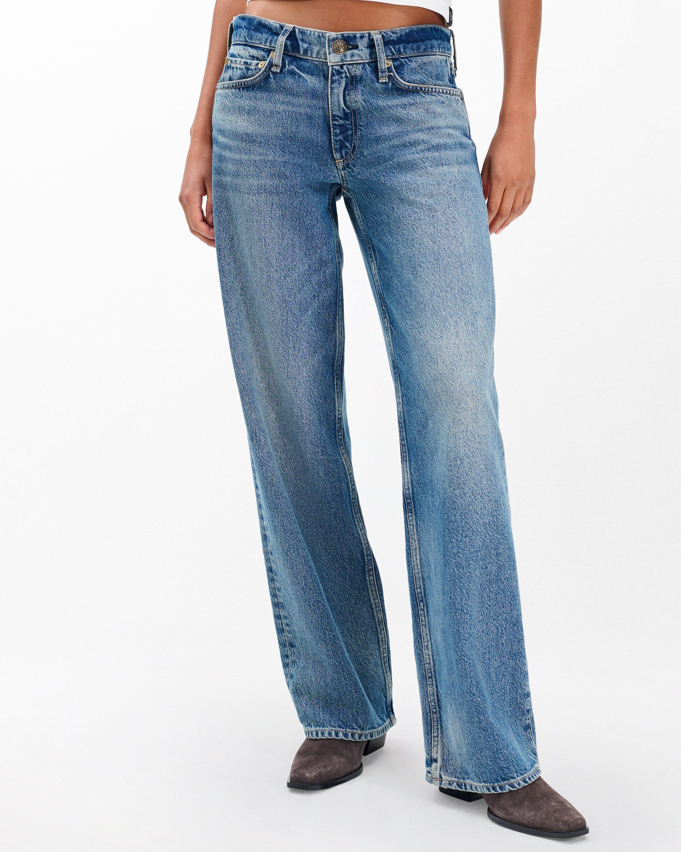 Saige Relaxed Straight Jeans
Lightweight Rigid in Echo - 4