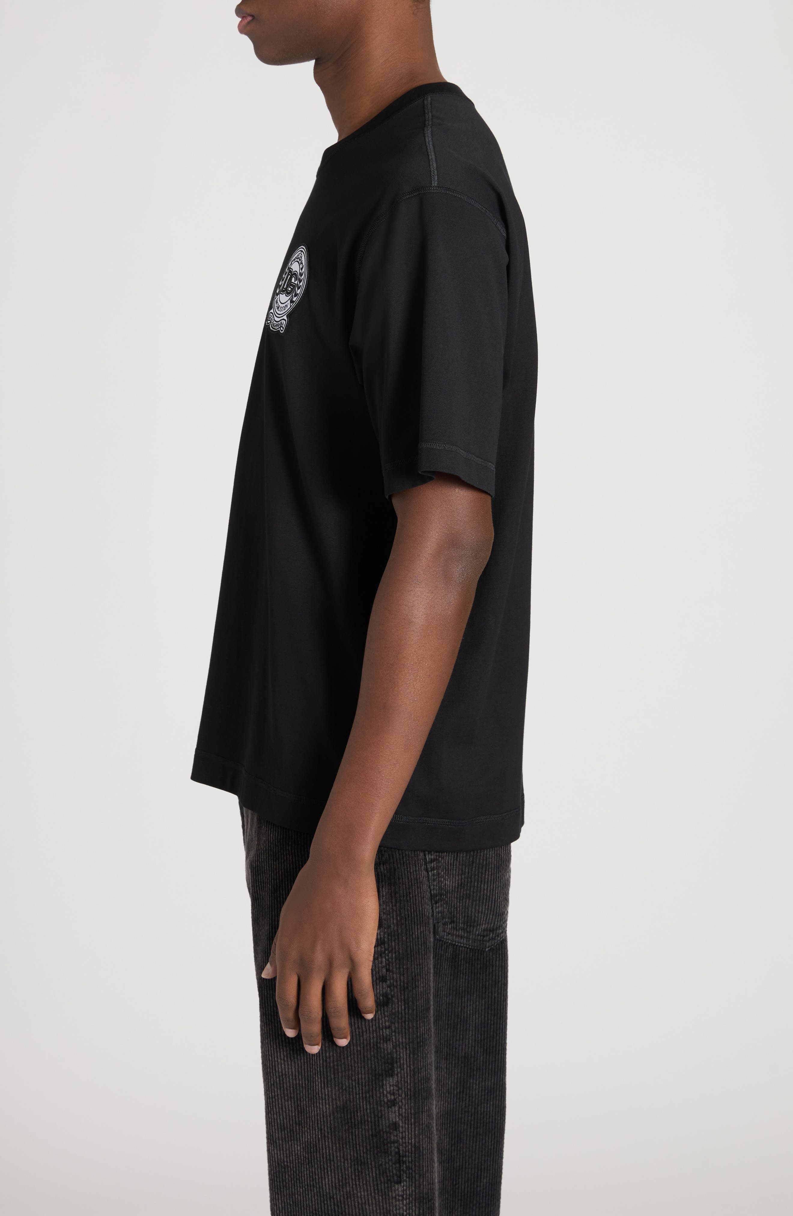 Embroidered Logo Patch T-Shirt - 4