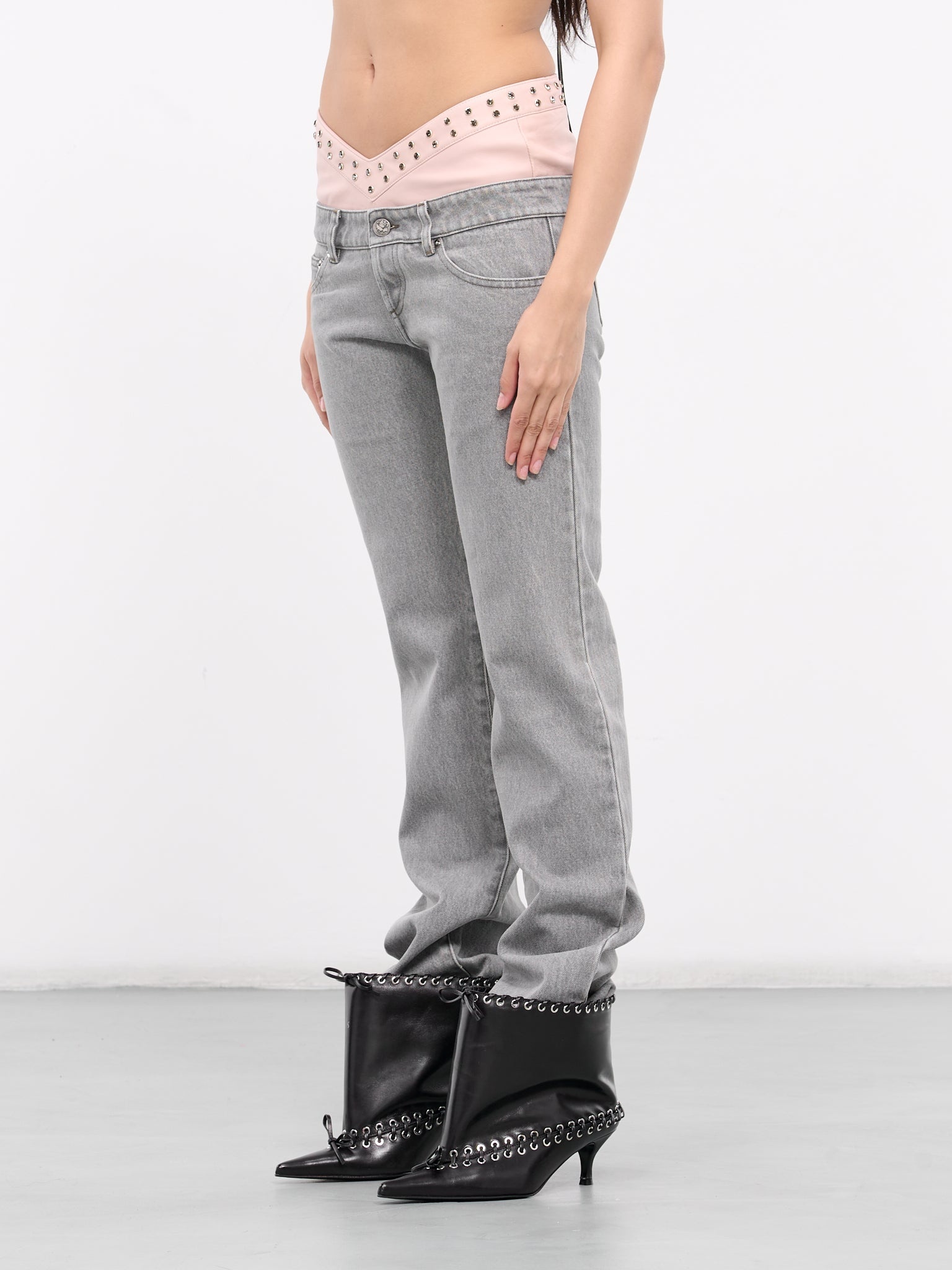 Double Layer Denim Jeans - 2