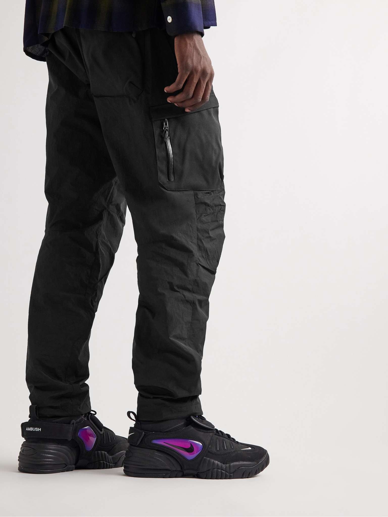 Himalayan Straight-Leg Canvas-Panelled Nylon Cargo Trousers - 4