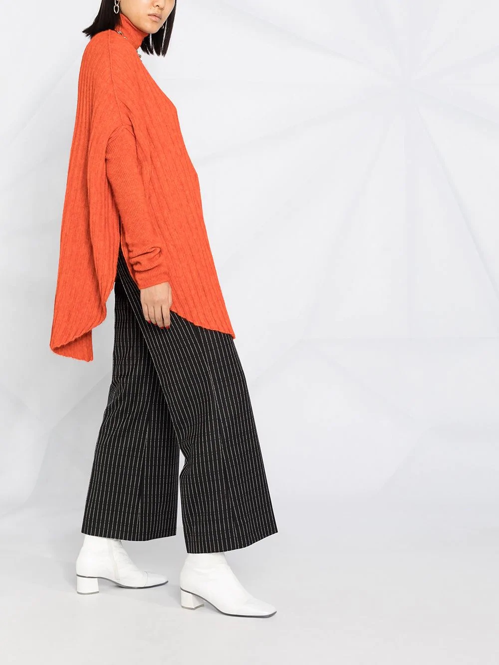 oversize turtleneck top - 6