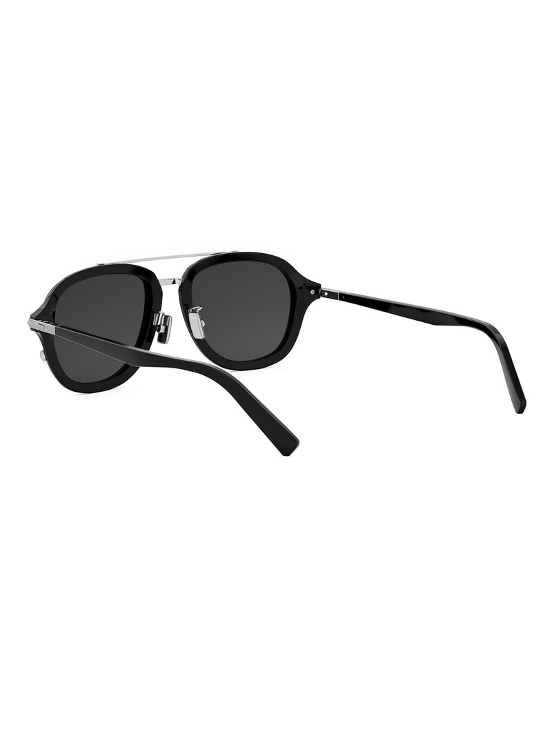 Men's DiorBlackSuit A4U 53MM Pilot Sunglasses - Black 4