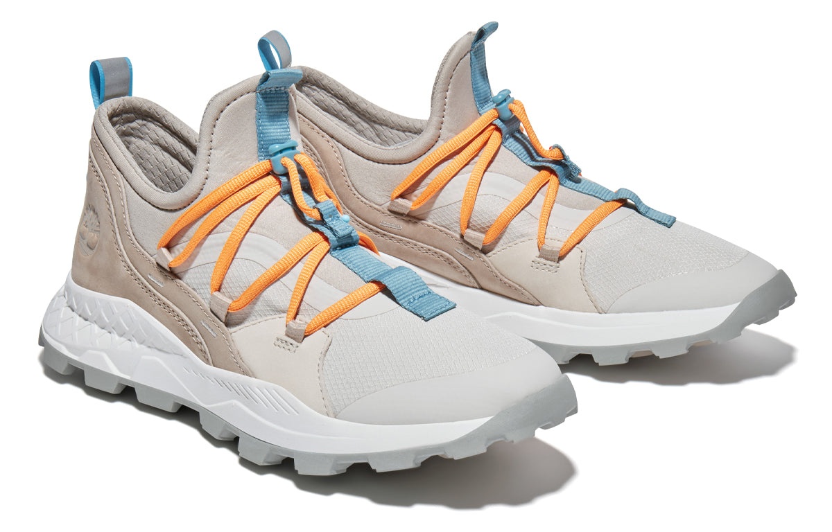 Timberland Brooklyn Leather and Fabric Oxford Trainers 'Light Beige Mesh' A2HSZK51 - 4