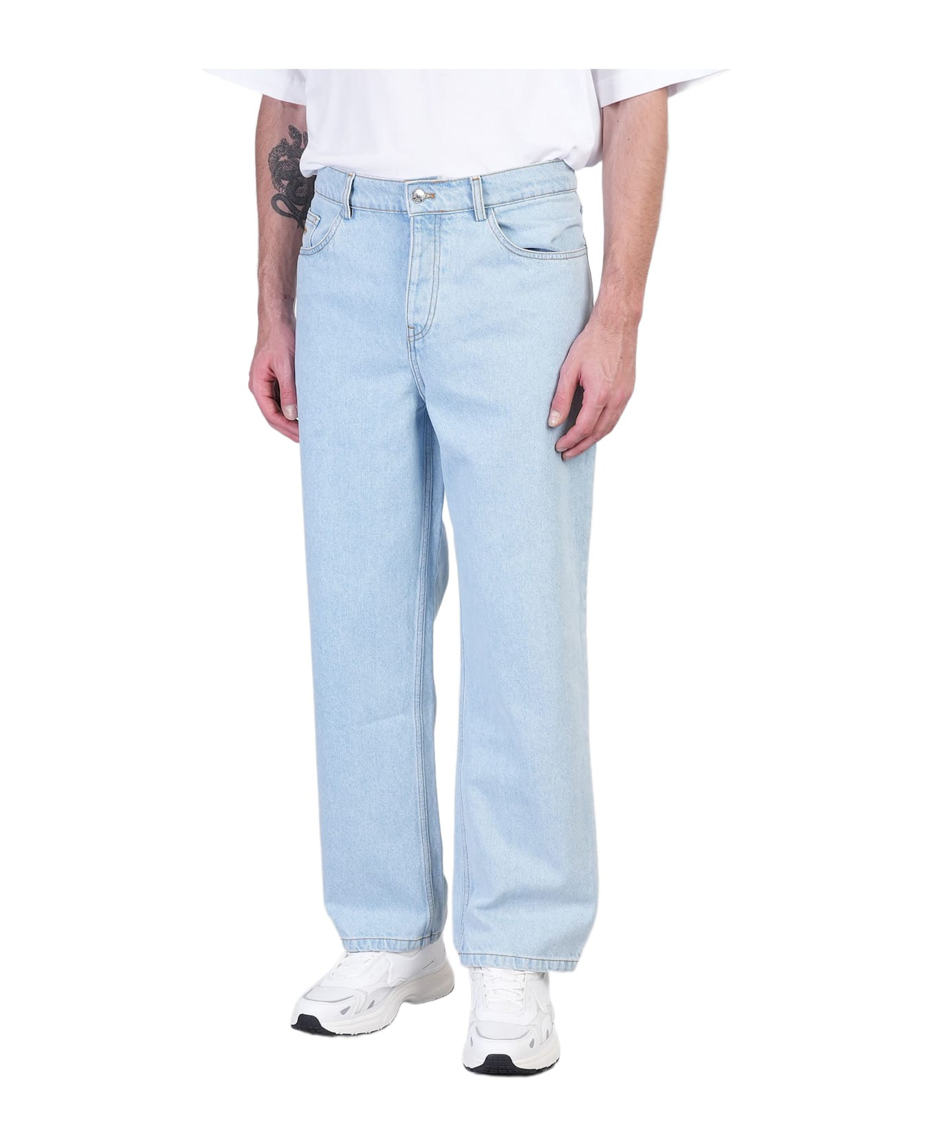 Jeans In Blue Denim - 1