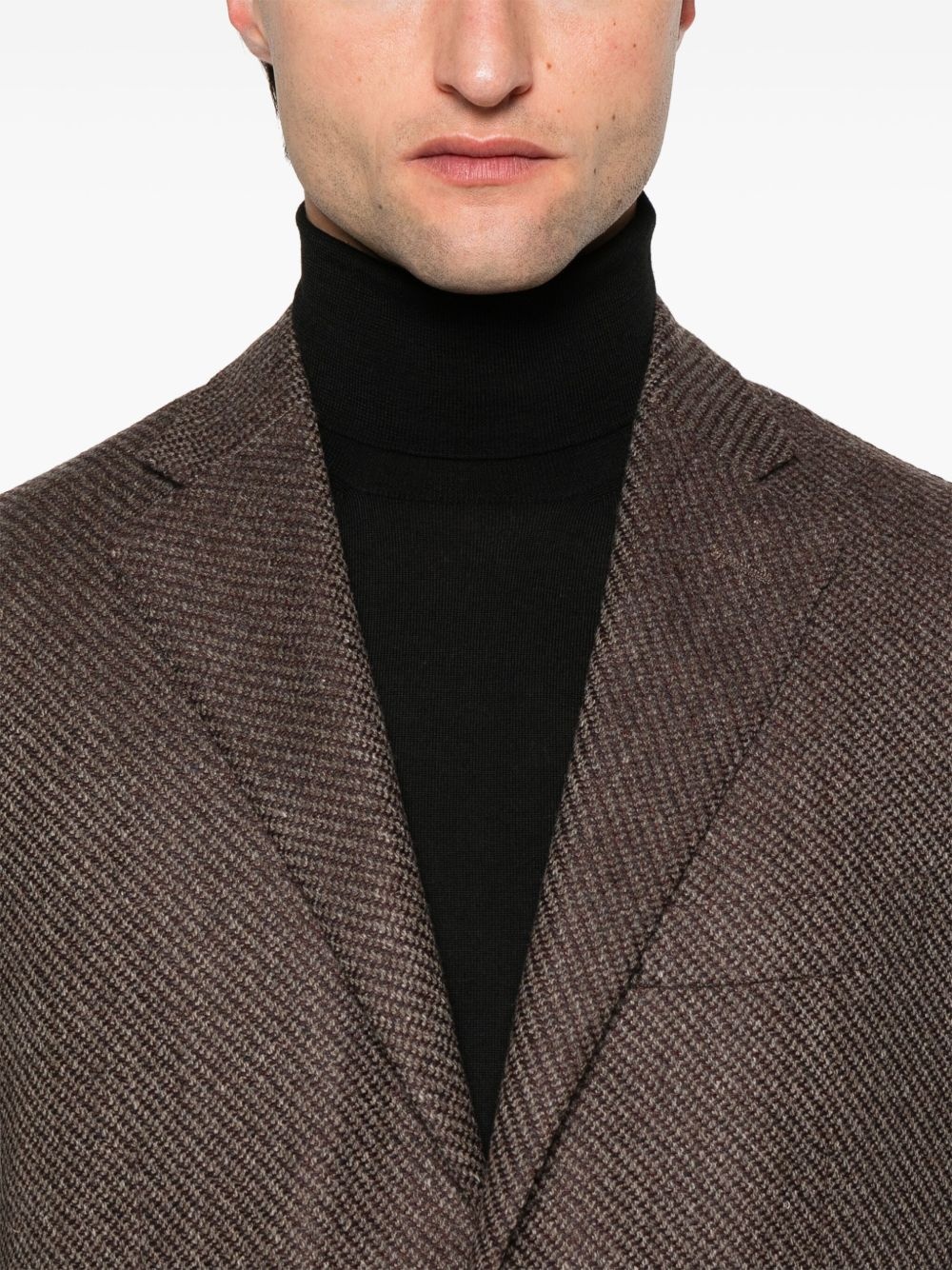 single-breasted blazer - 5