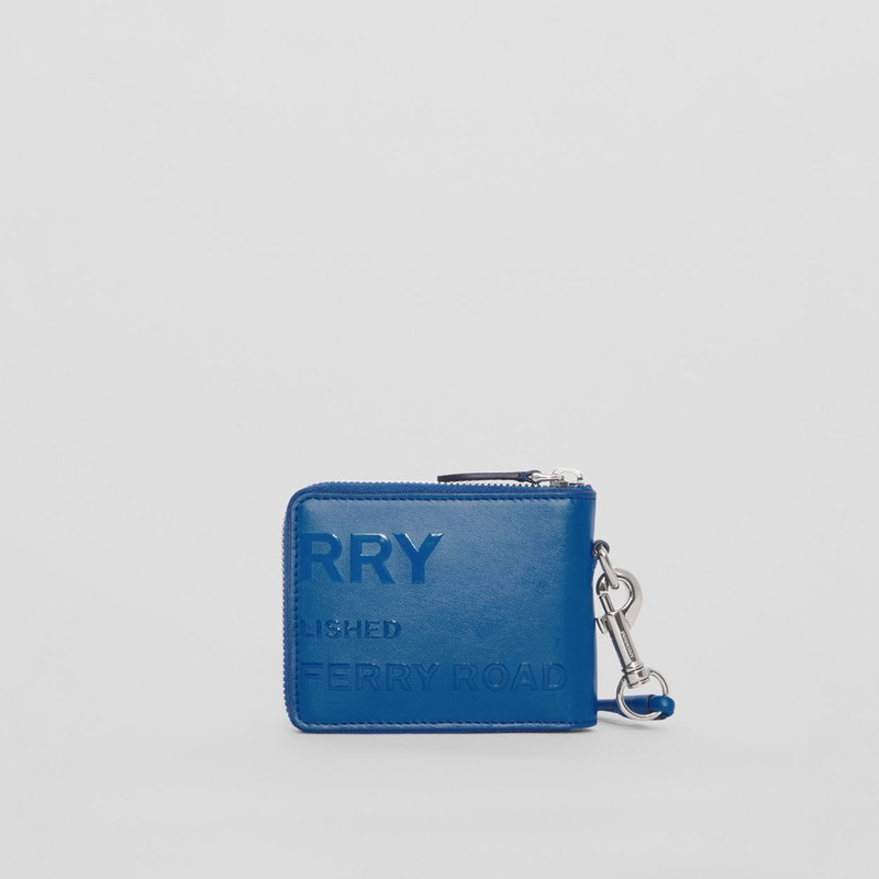 Horseferry Print Leather Ziparound Wallet Lanyard 7