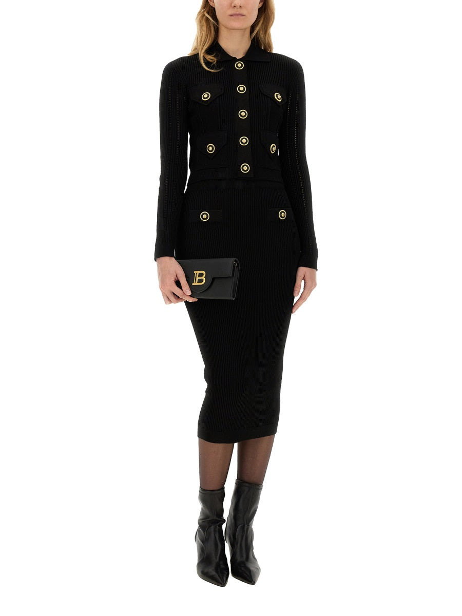 Balmain Women Knitted Cardigan - 2