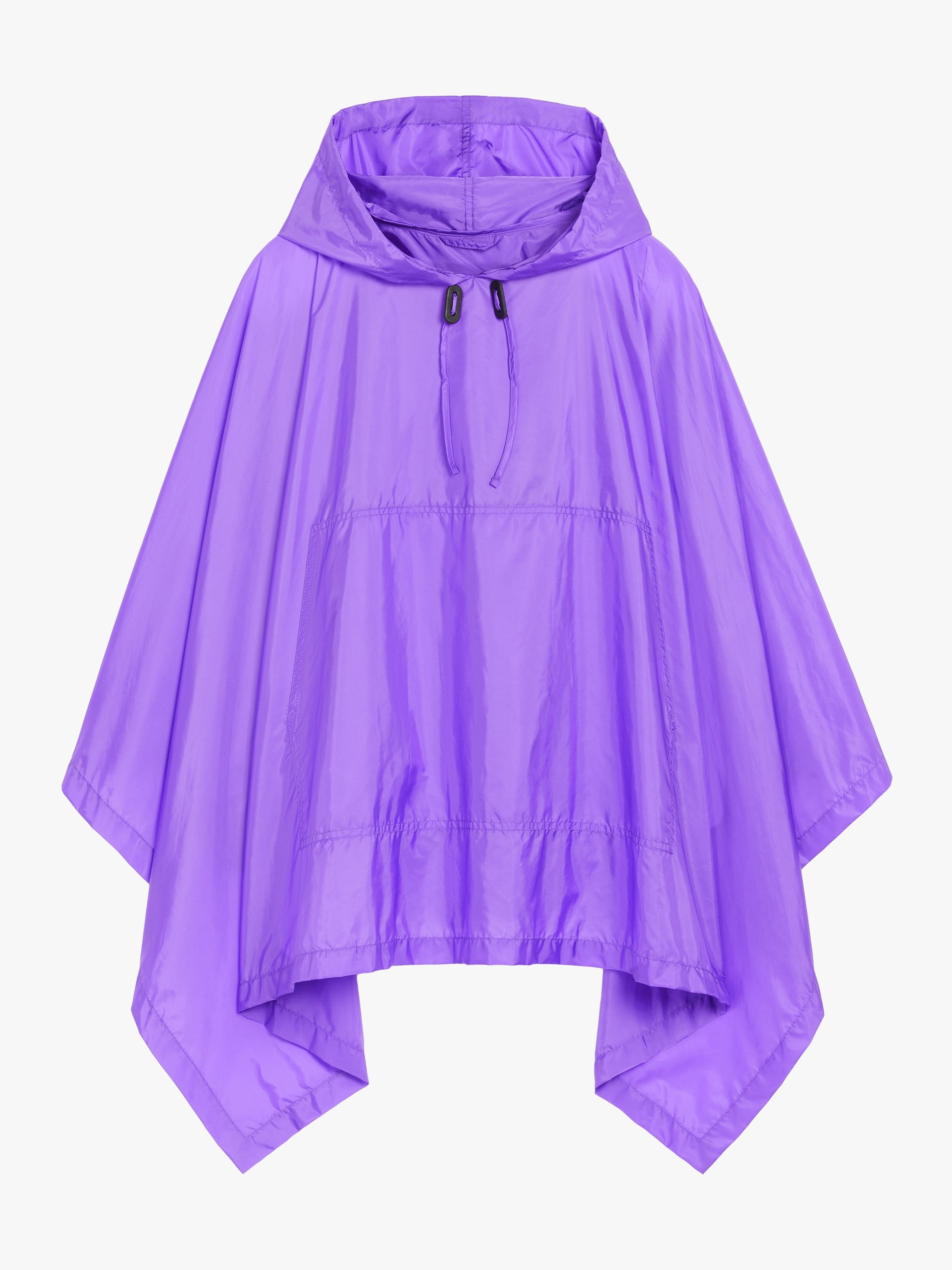 ALNESS PURPLE NYLON HOODED PONCHO | LMC-063 - 1