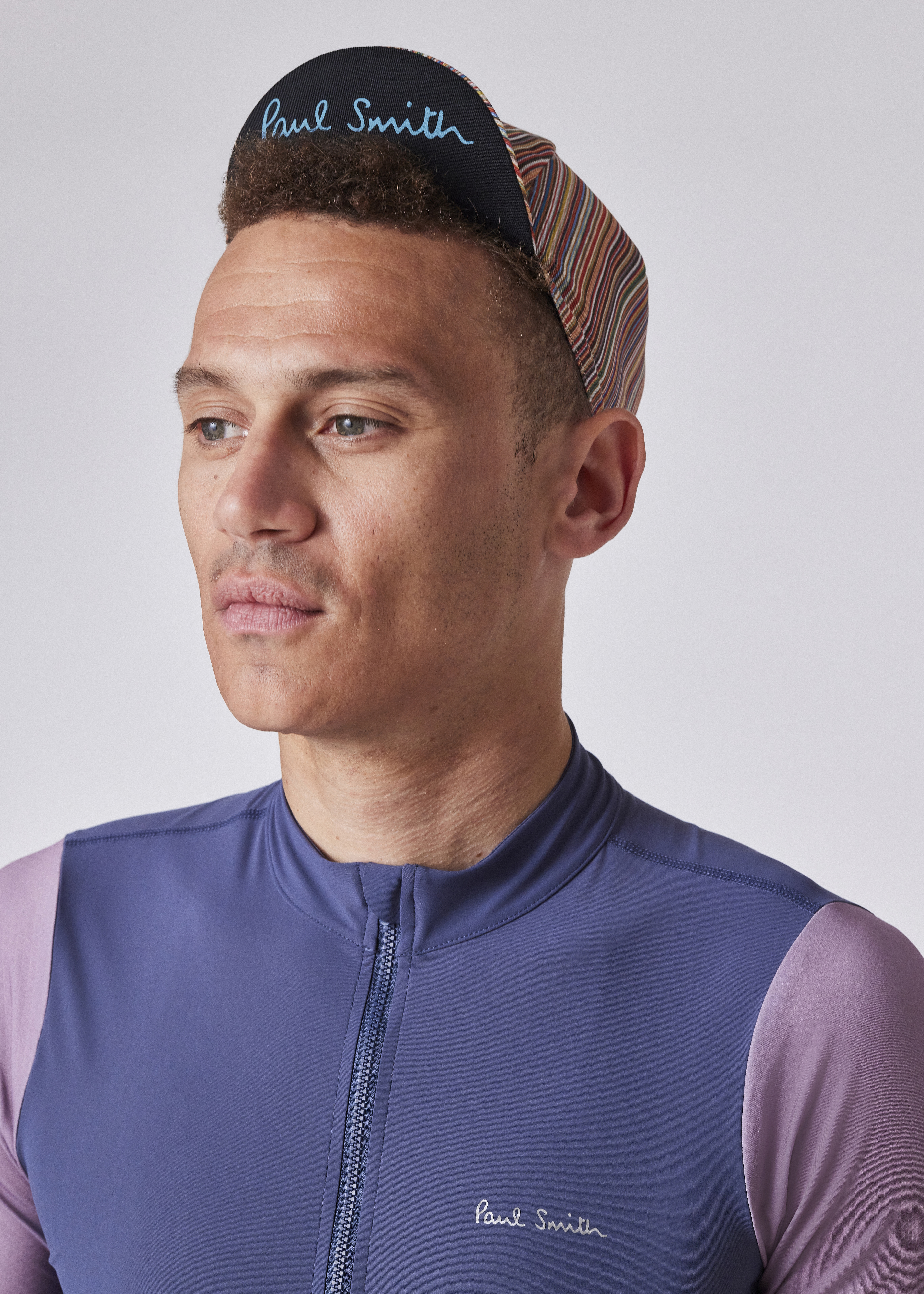 'Signature Stripe' Cycling Cap - 5