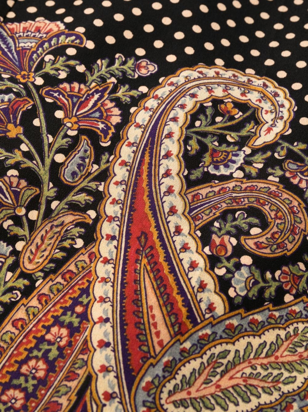 paisley-print wide-leg trousers - 7