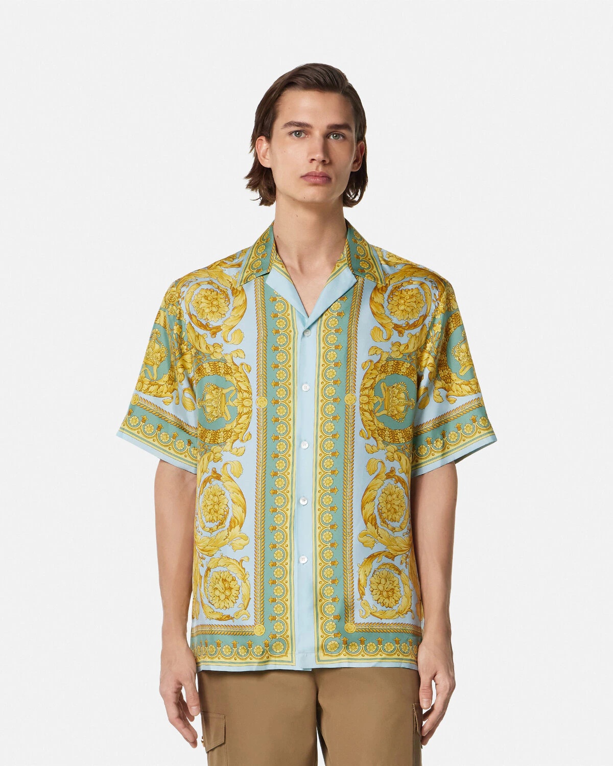Barocco Silk Shirt - 4