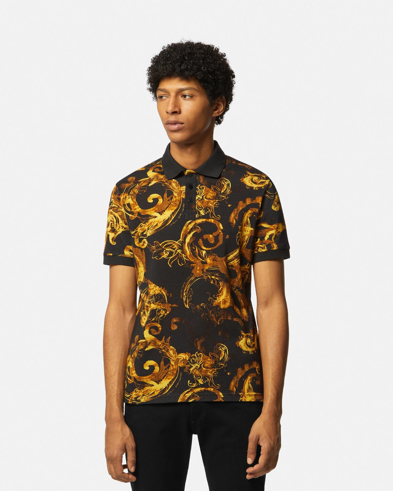 Watercolour Couture Polo Shirt 4