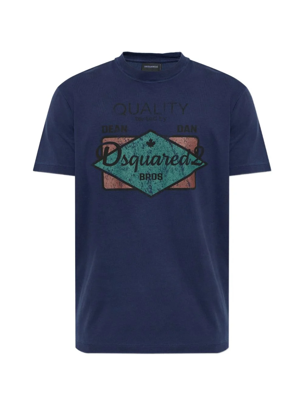 front-print T-shirt - 1