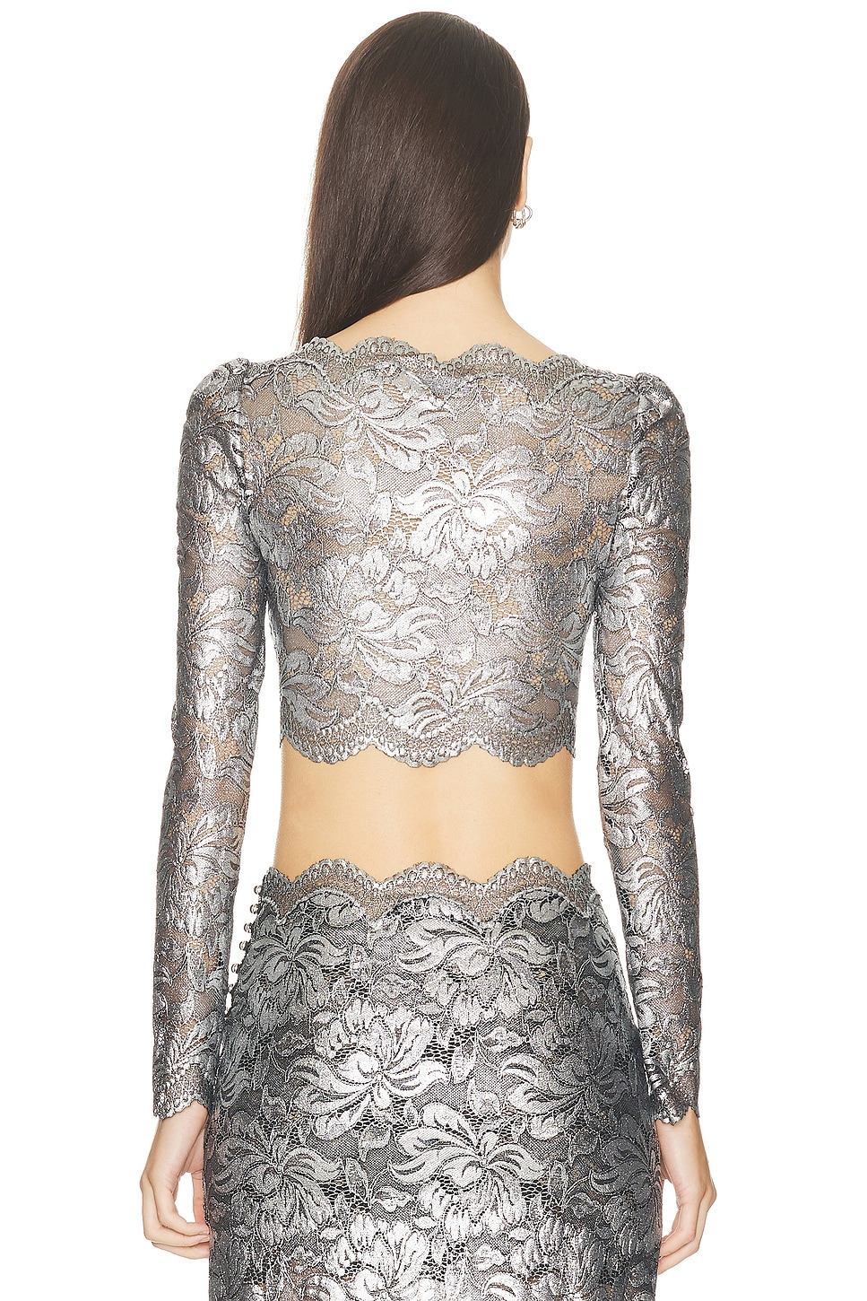 Lace Cropped Top - 3