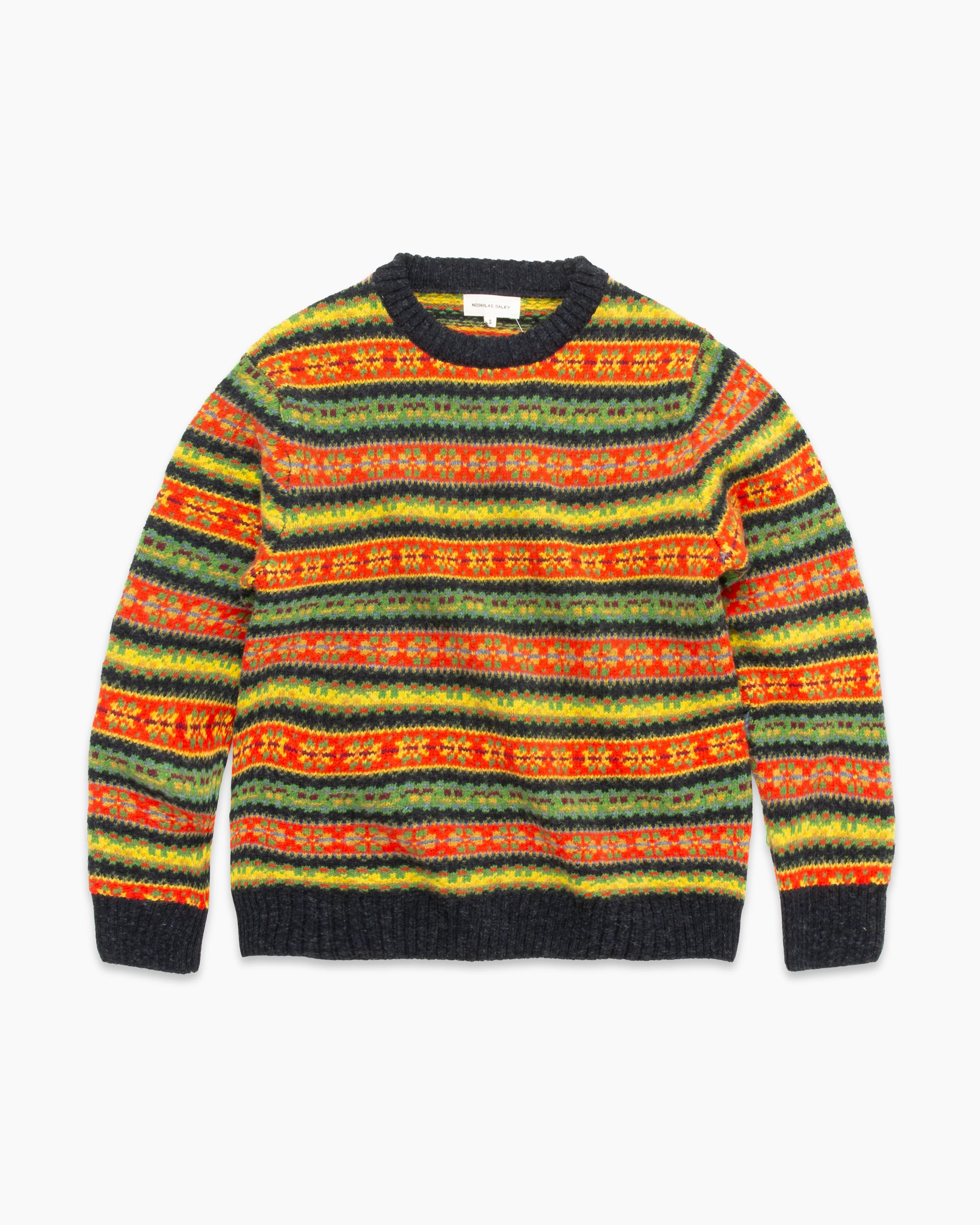 Fair Isle Crewneck Sweater - 1