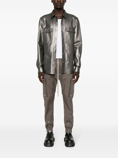Rick Owens organic-cotton tapered trousers outlook