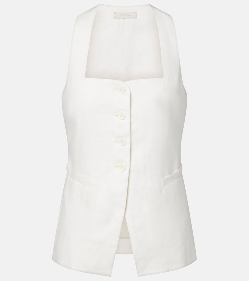 Jackie linen vest 1
