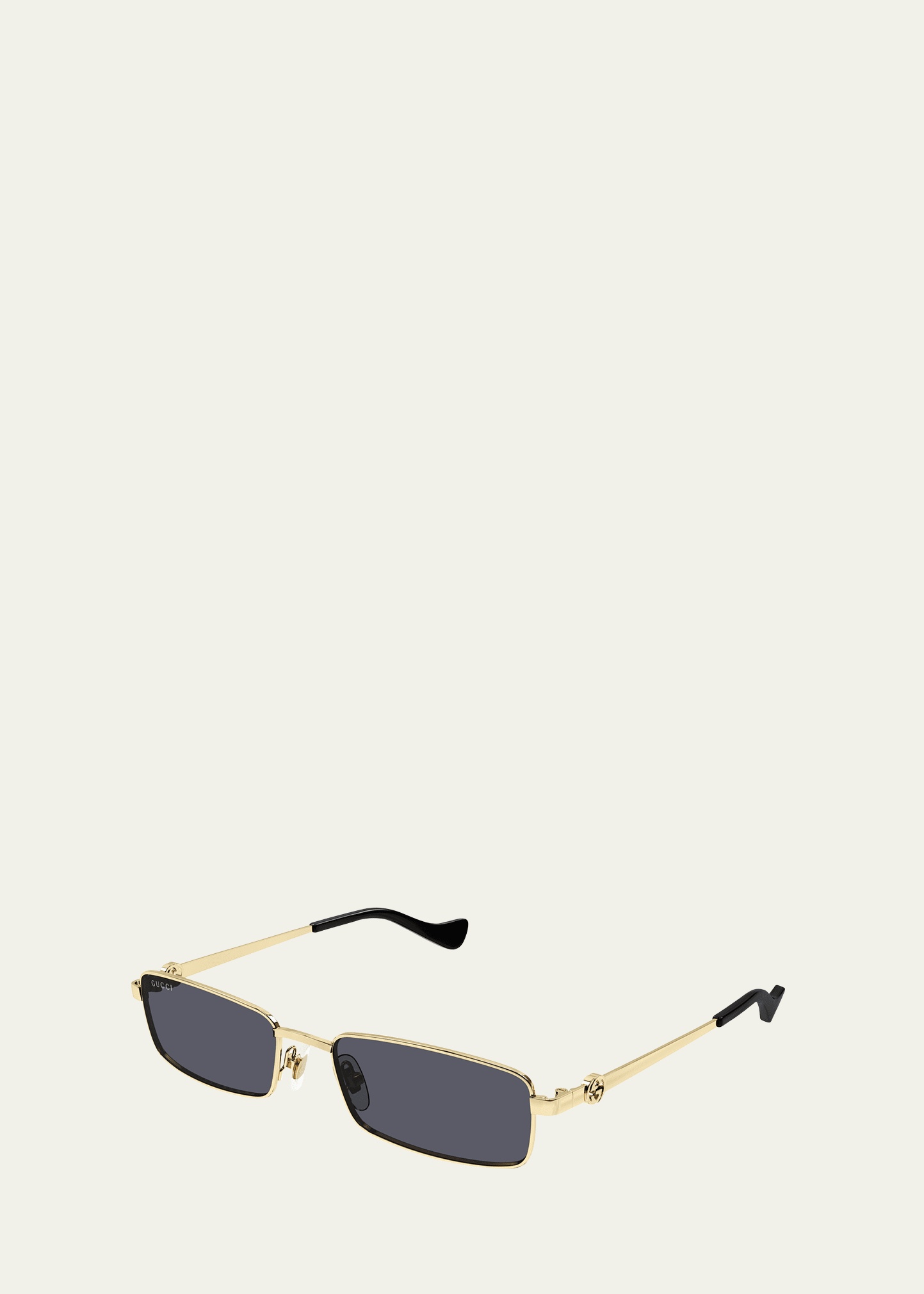 GG Metal Rectangle Sunglasses - 2