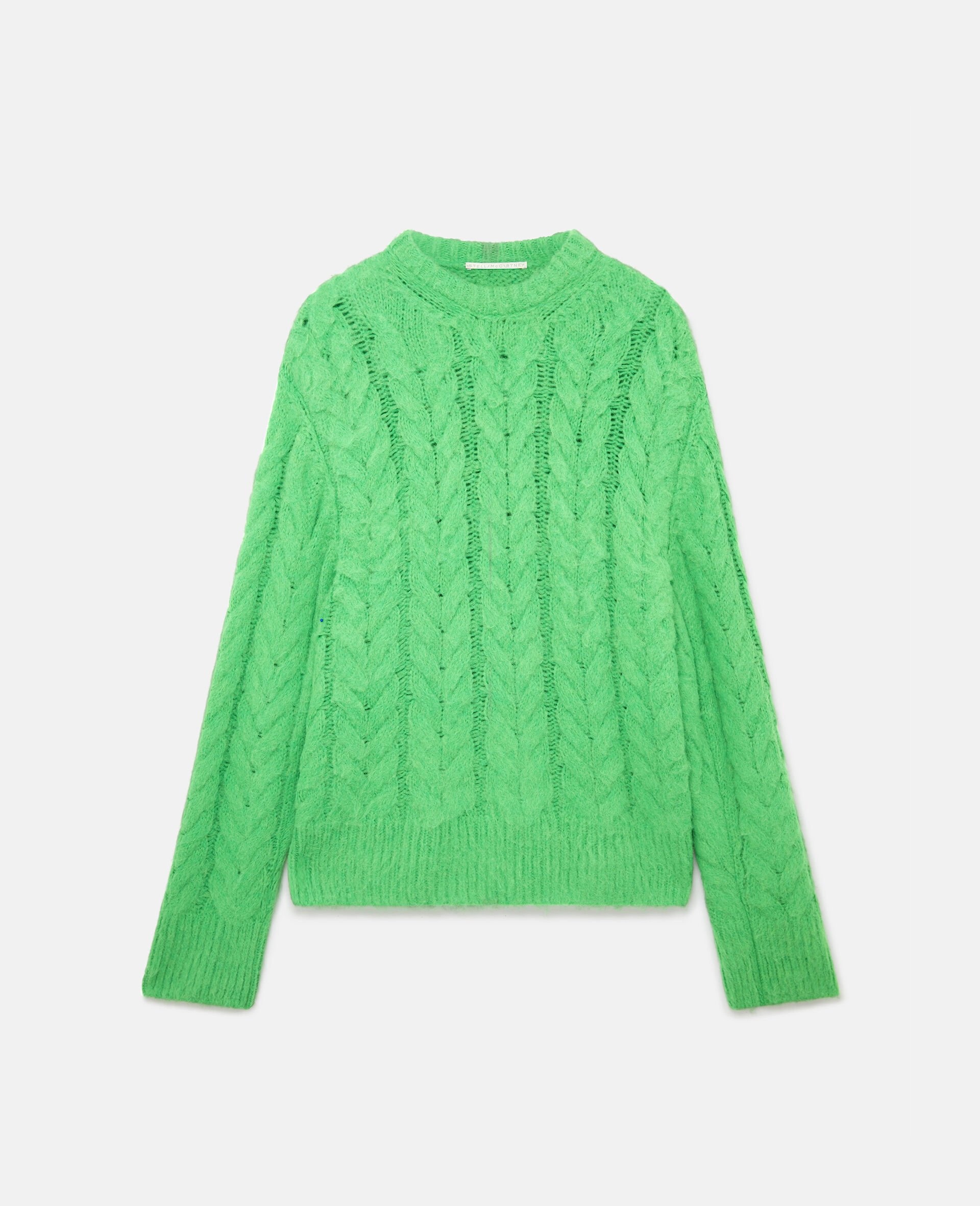 Cable Knit Cape Jumper - 1