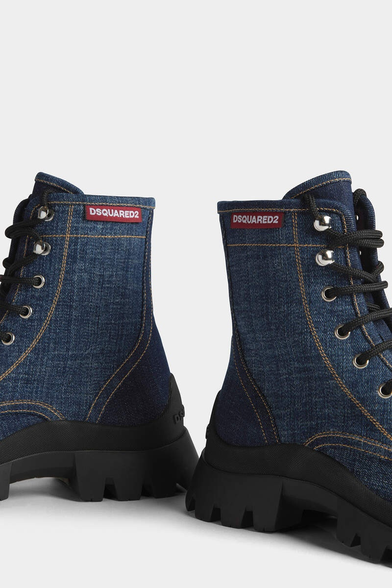 DENIM COMBAT BOOTS 4