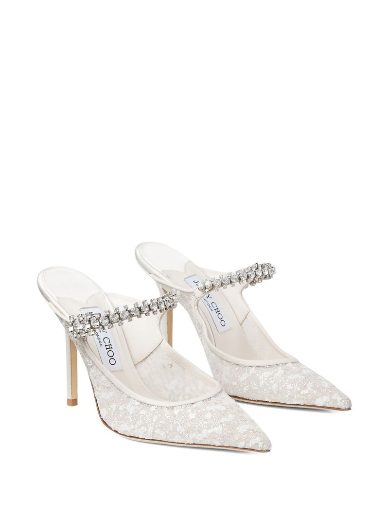JIMMY CHOO embellished pointed pumps outlook