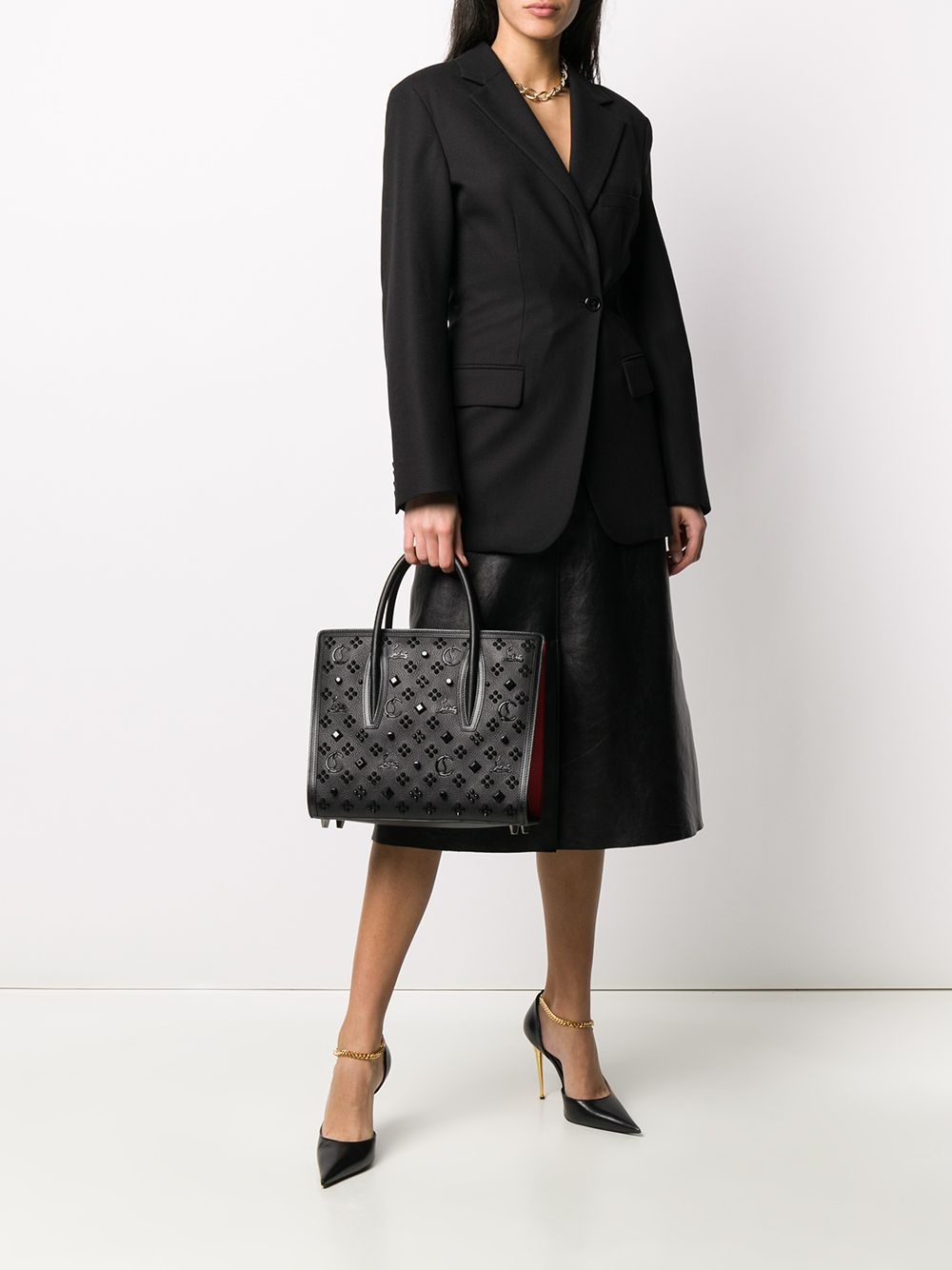 Paloma spike-embellished tote - 2