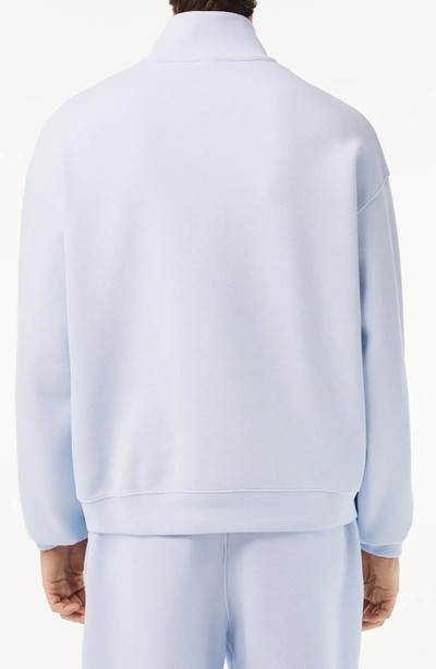 LACOSTE Loose Fit Quarter Zip Pullover outlook