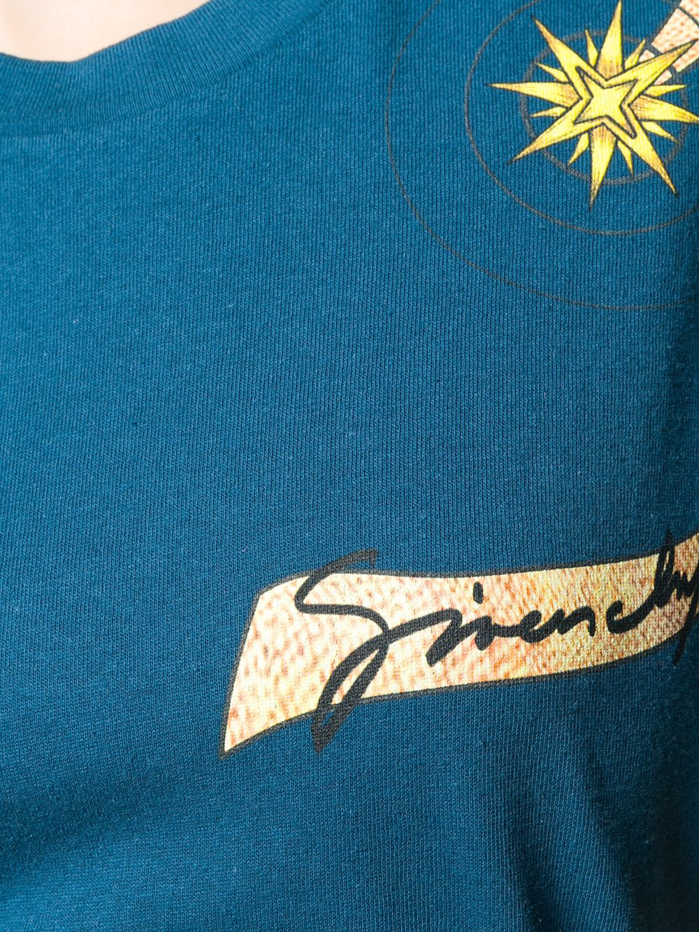 star print T-shirt - 5
