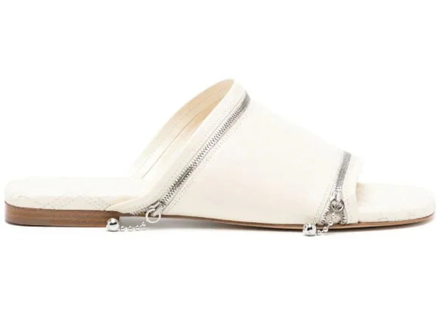 Burberry Peep Slides Ivory (Women's) - 1