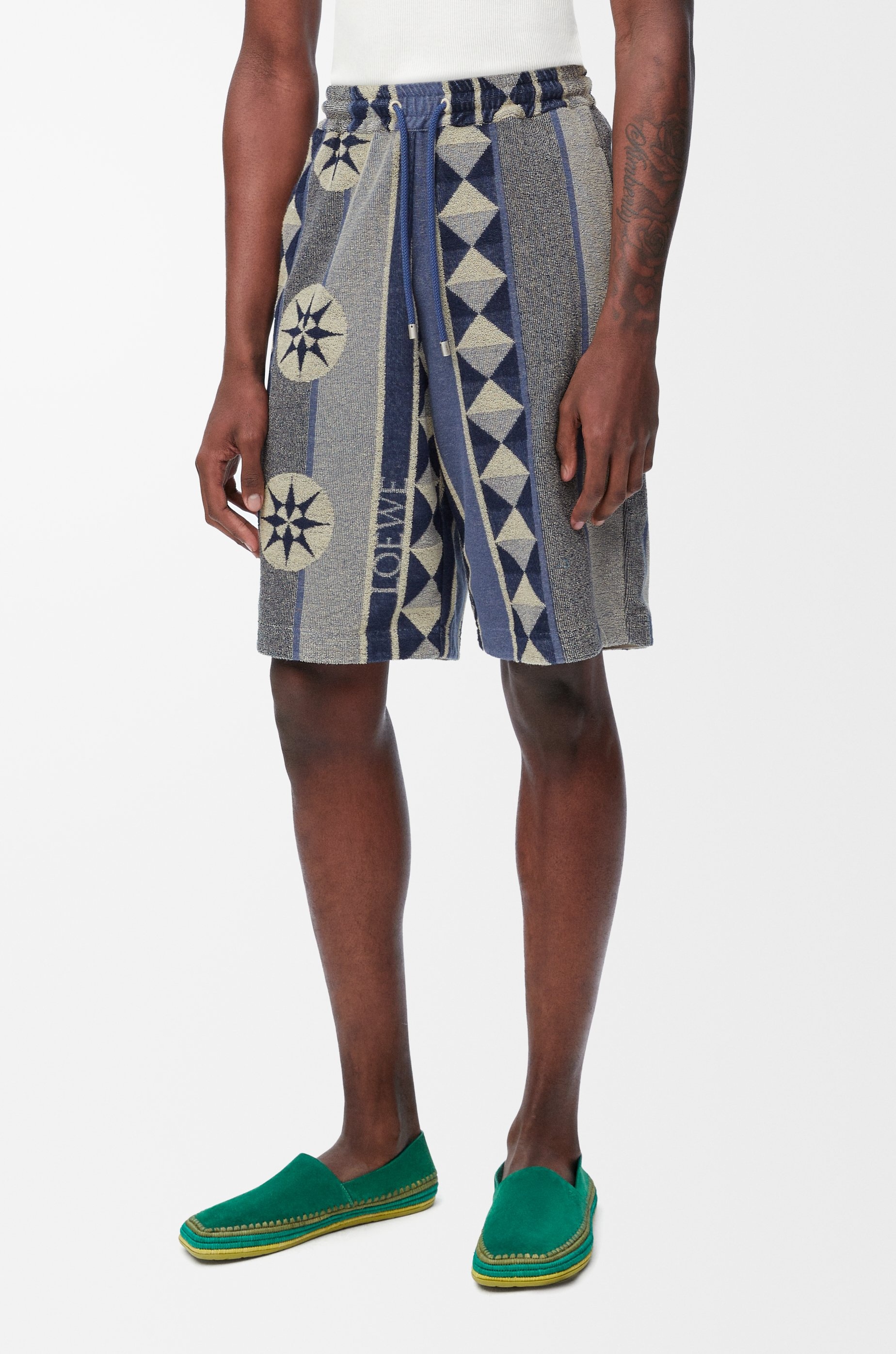 Shorts in terry cotton jacquard - 3