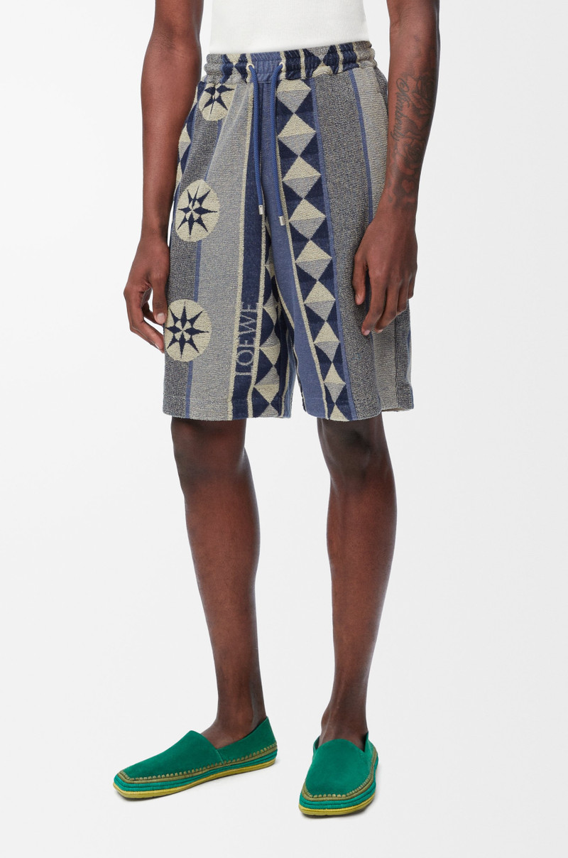 Shorts in terry cotton jacquard 3