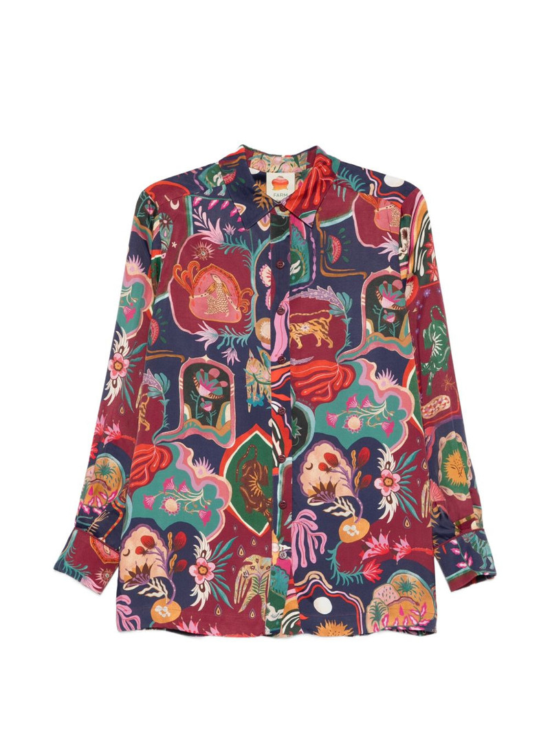 floral print shir- 1
