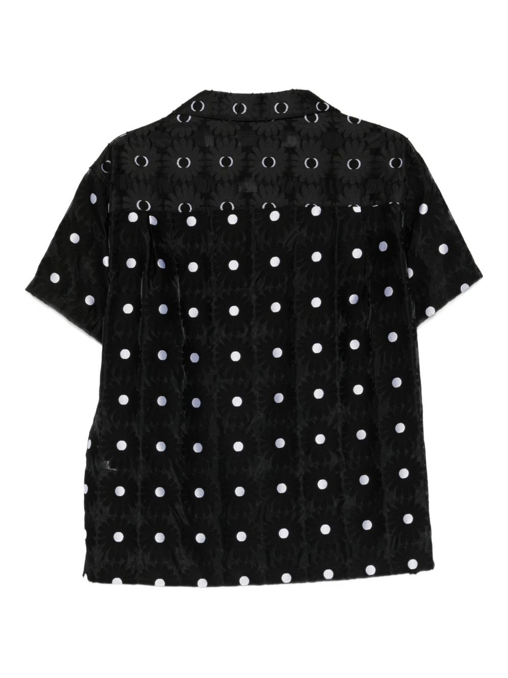 floral-pattern sheer shirt - 2